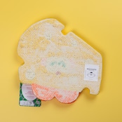 < WACHAPO > ラグ作品「チーズ」