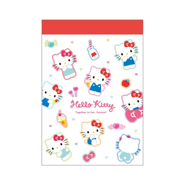 【ロット販売】【10入】サンリオミニメモ わくわくデイズ/ハローキティ(6019088)