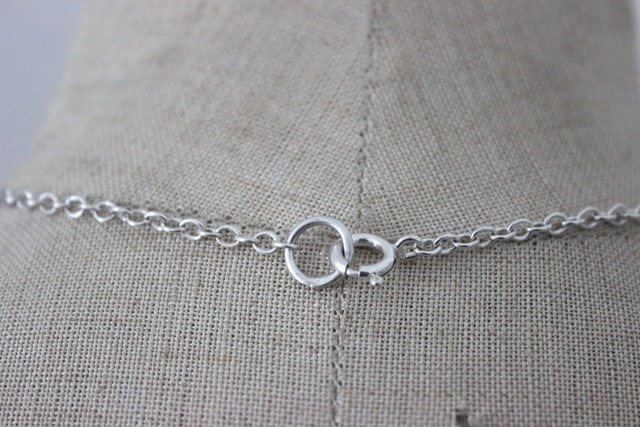 Vintage Whiskey Silver Plate Necklace
