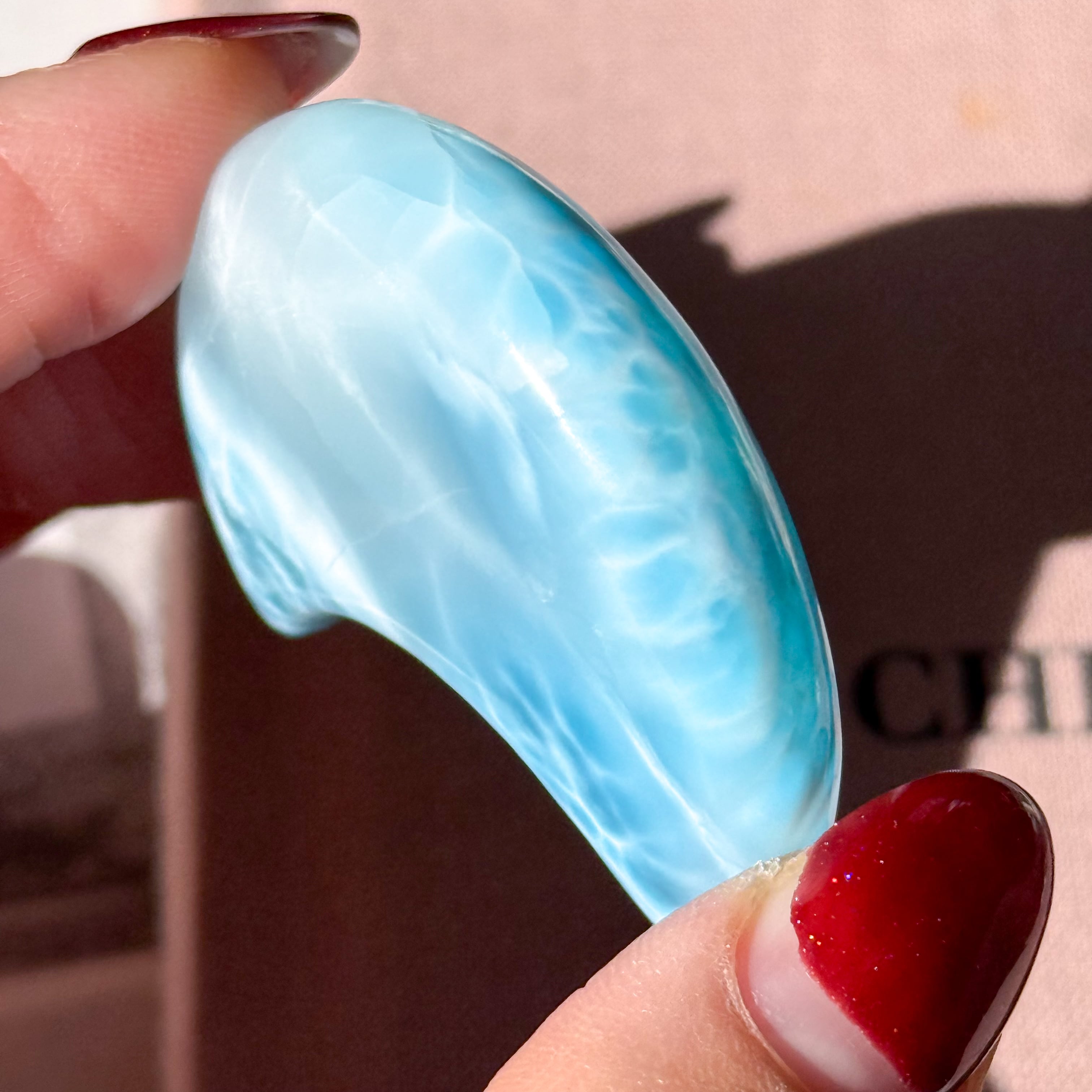 Larimar Moon 27 ✧ ラリマー | FLUXY - 天然石と鉱物のお店 フラクシー