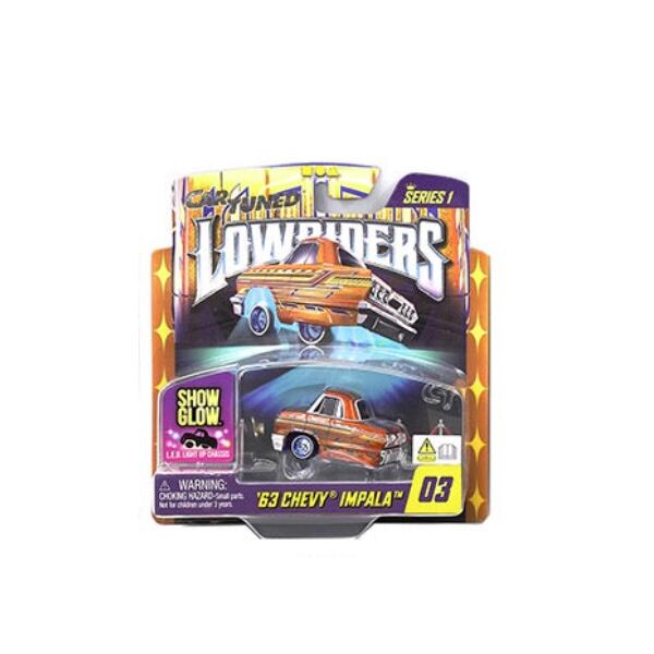 CarTuned 1:64【⑤1961 Chevy Impala】 Lowriders SHOW GLOW Series 1