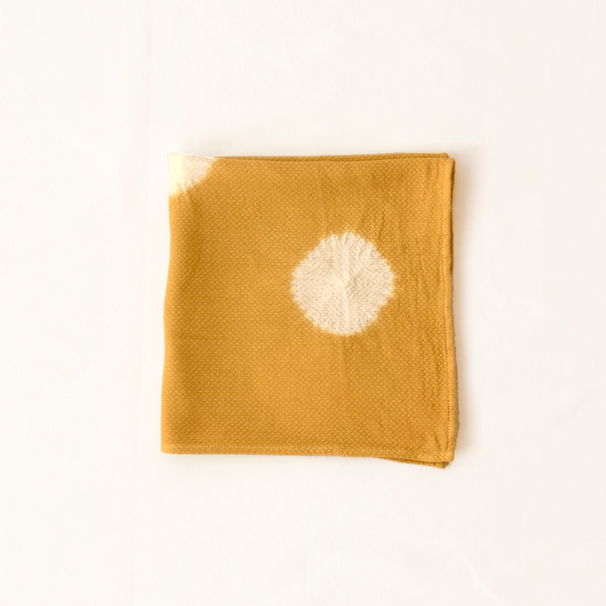 有松絞りキッチンクロス45x45｜帽子絞り＜オリーブ＞ | Samio
