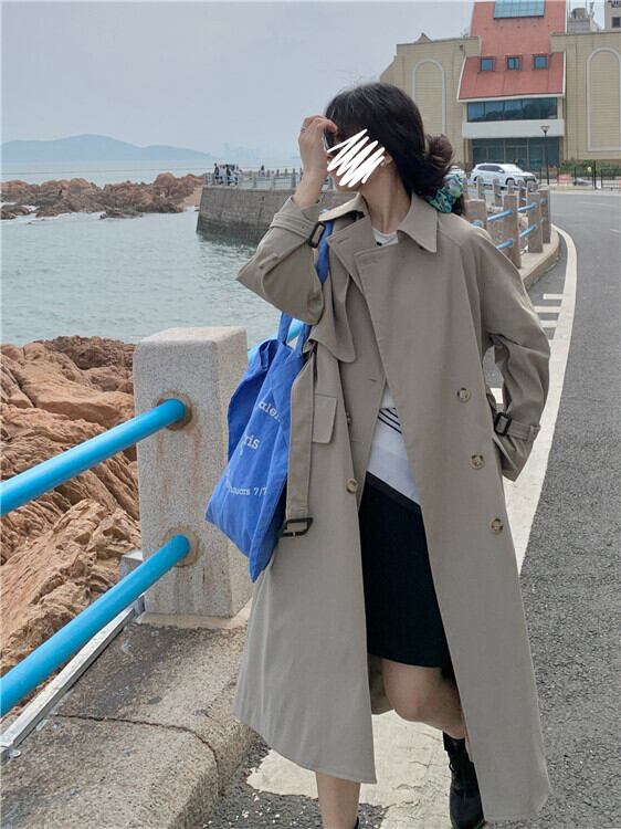 ジャケット オータム薄手アウターコート ロング 秋物 モンロー45974479092