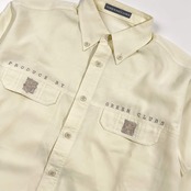 GREENCLUBS グリーンクラブ BD ボタンダウン 長袖シャツ 3/アイボリー 系 メンズ