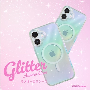 ラメオーロラケース / MagSafe対応