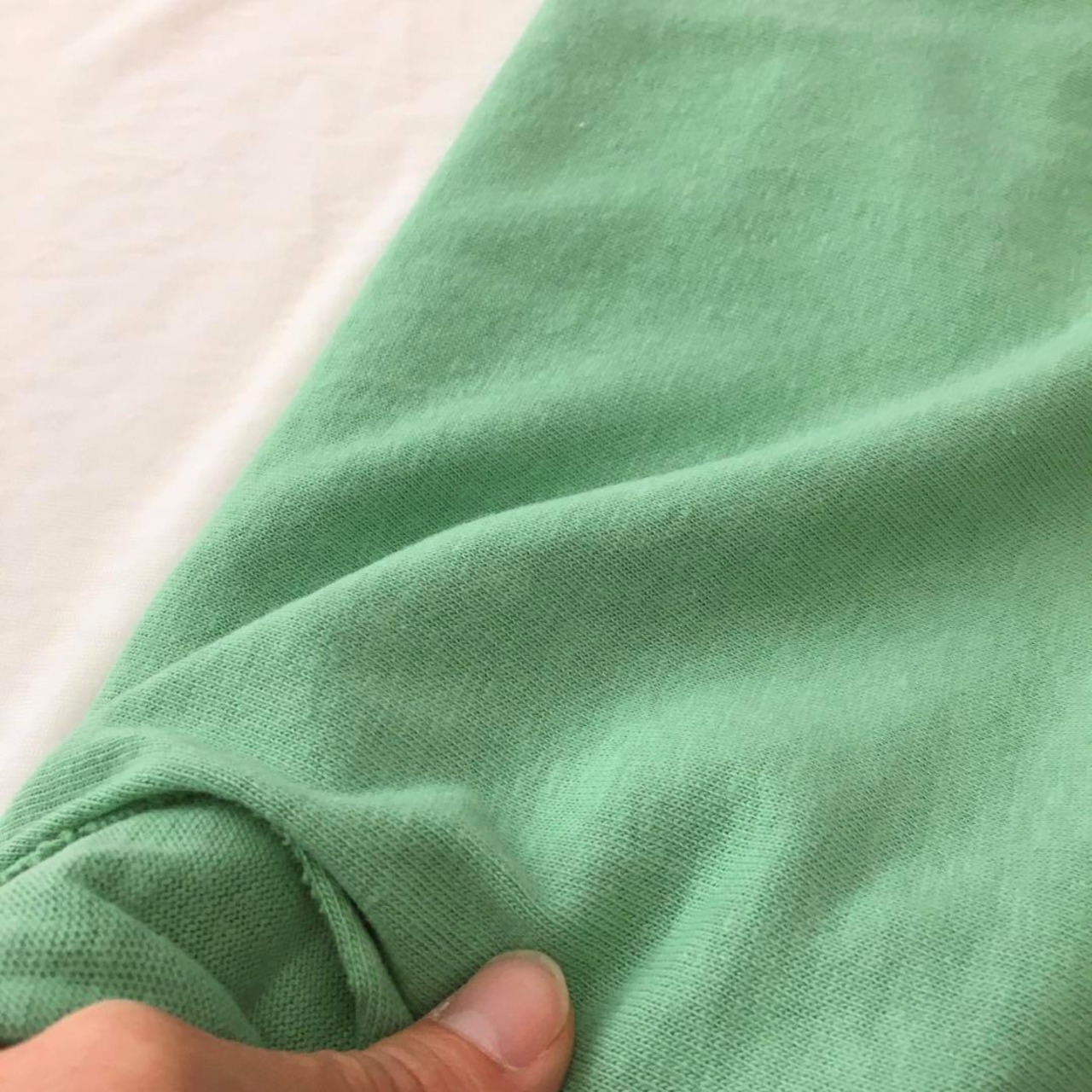 綿100%ラフィ天竺ニット生地-2m-curl tricot　KX/200H6806