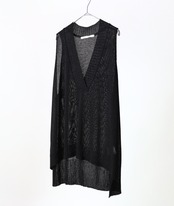 CUORE STORE/リネン混Vネックベスト