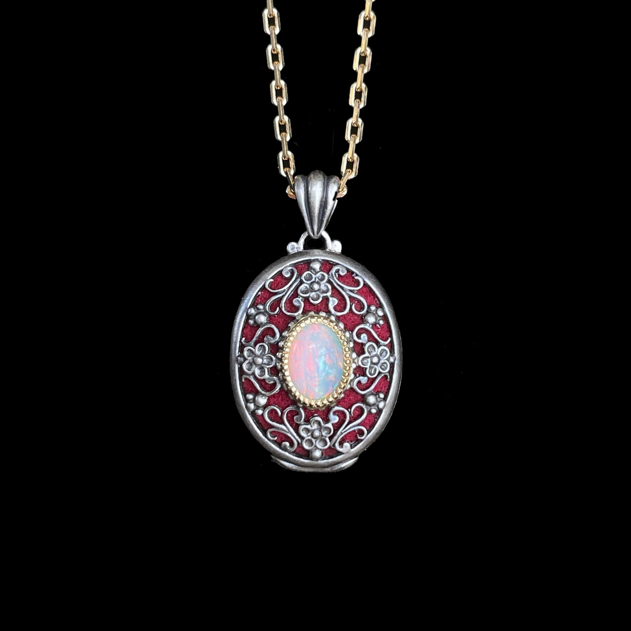 Grace｜グレース ロケット＆アロマ ペンダント (K18 ＆ SV925