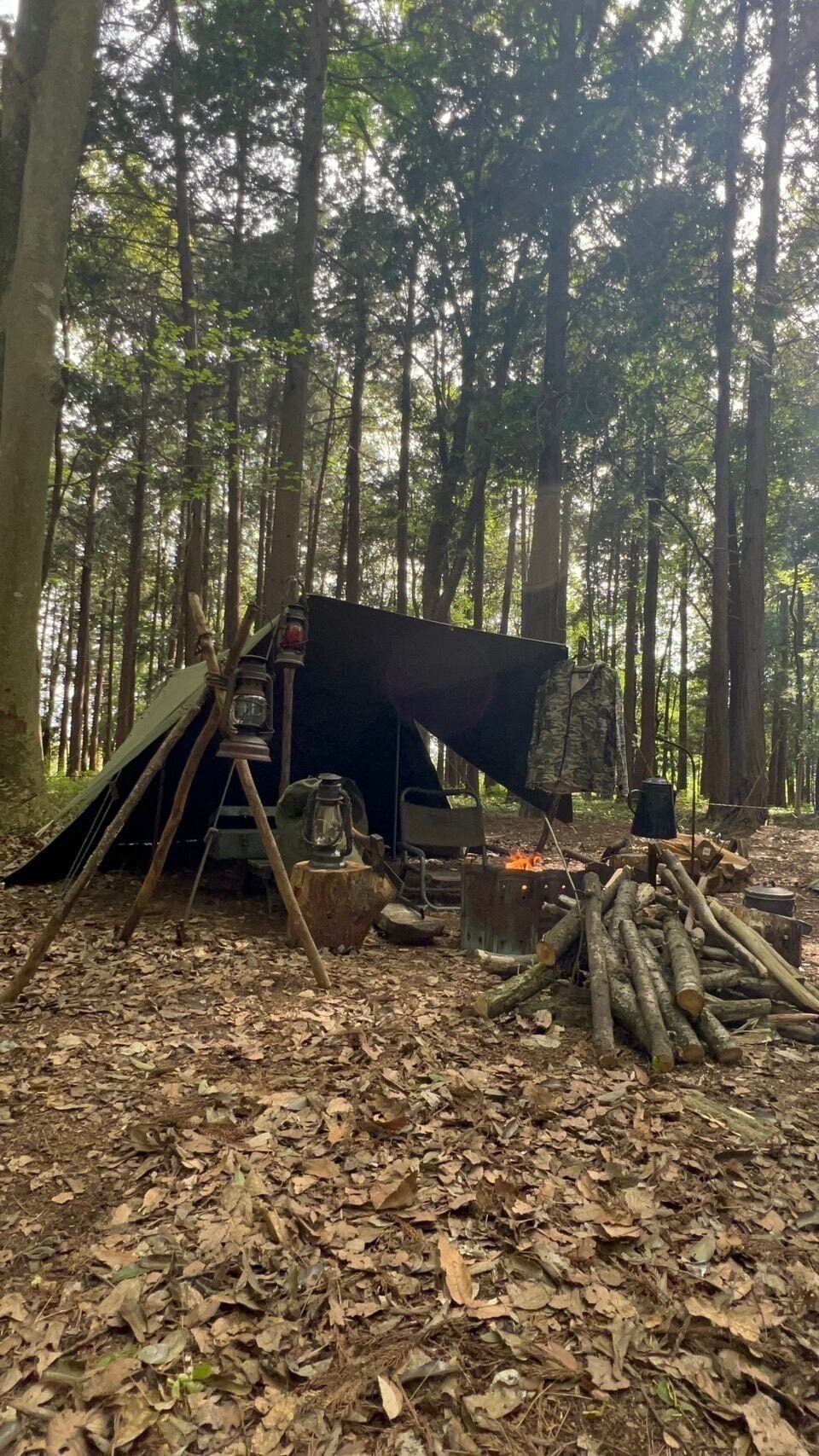軍幕70S 米軍 パップテント シェルターハーフ ビンテージ