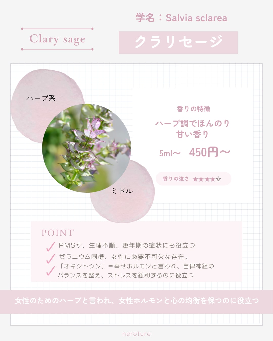 ■50ml クラリセージ精油 / エッセンシャルオイル