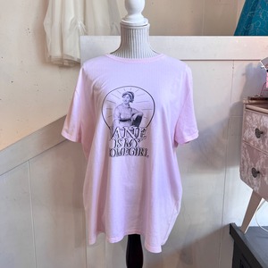 "JANE IS MY HOMEGIRL" pink used T-shirts