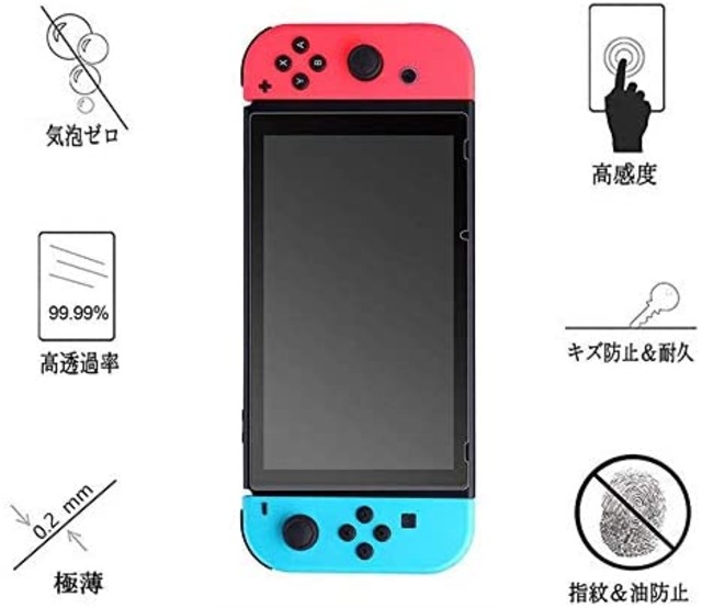 Jpcs Nintendo Switch カバー スイッチ カバー セット Tostar 超薄tpu製ソフト カバー 極薄保護フィルム 2枚 折り畳み式スタンド 親指キャップ 6個入り Switch Tpu ケース ドック対応 分体式 全面保護 着脱簡単 角度を変更可能 スイッチ アクセサリー セット Az