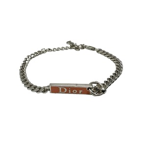 Christian Dior ディオール プレート ロゴ ブレスレット シルバーアクセサリー 12676-202403
