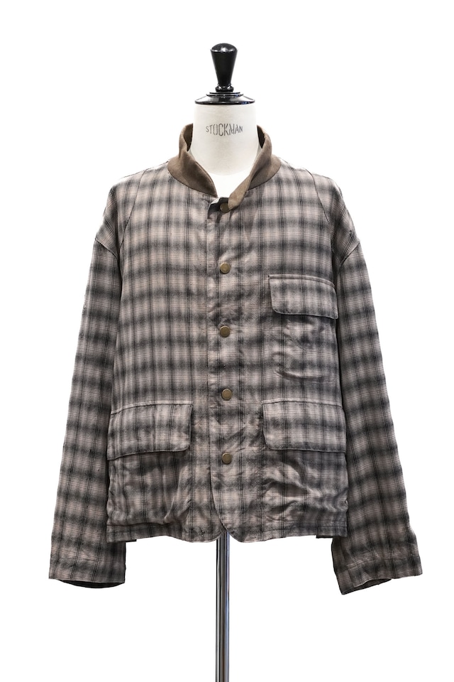 85SS "C.P.COMPANY" Ombré Check Pattern Blouson (Design by Massimo Osti)