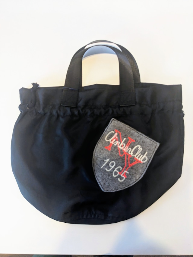 〈BRODRE SMILEDRAW〉2way Drawstring BAG  /  BLACK