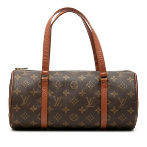 ルイ ヴィトン モノグラム パピヨン30 旧 ハンドバッグ M51365 ブラウン PVC レザー レディース LOUIS VUITTON 中古