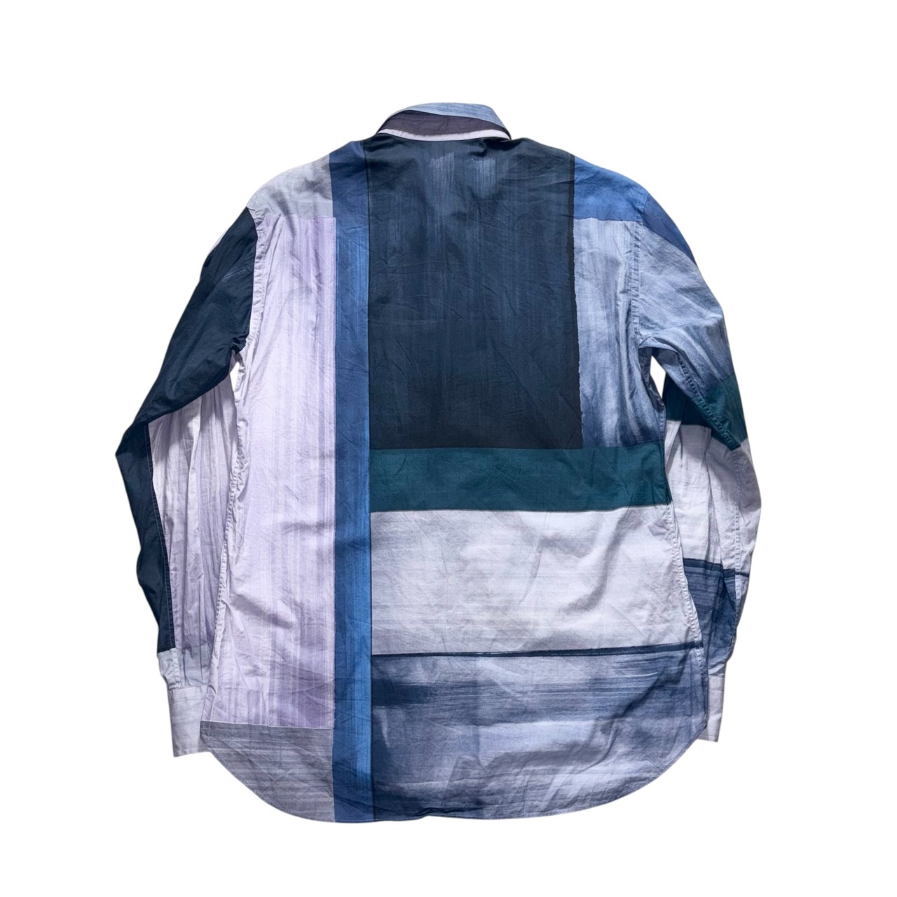 BRIONI panel design shirt