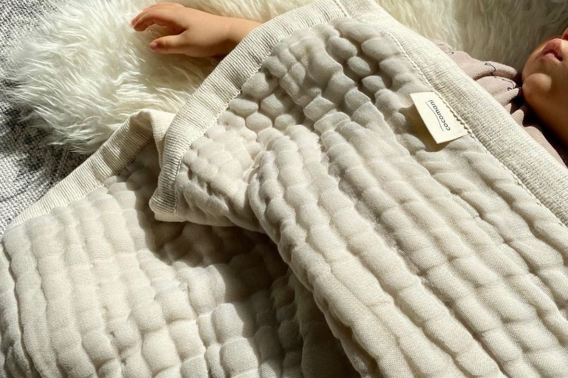 torotoro 8重ジャガード織 ガーゼケット【ベビーサイズ】