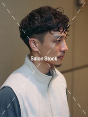 【メンズ】癖毛風カール