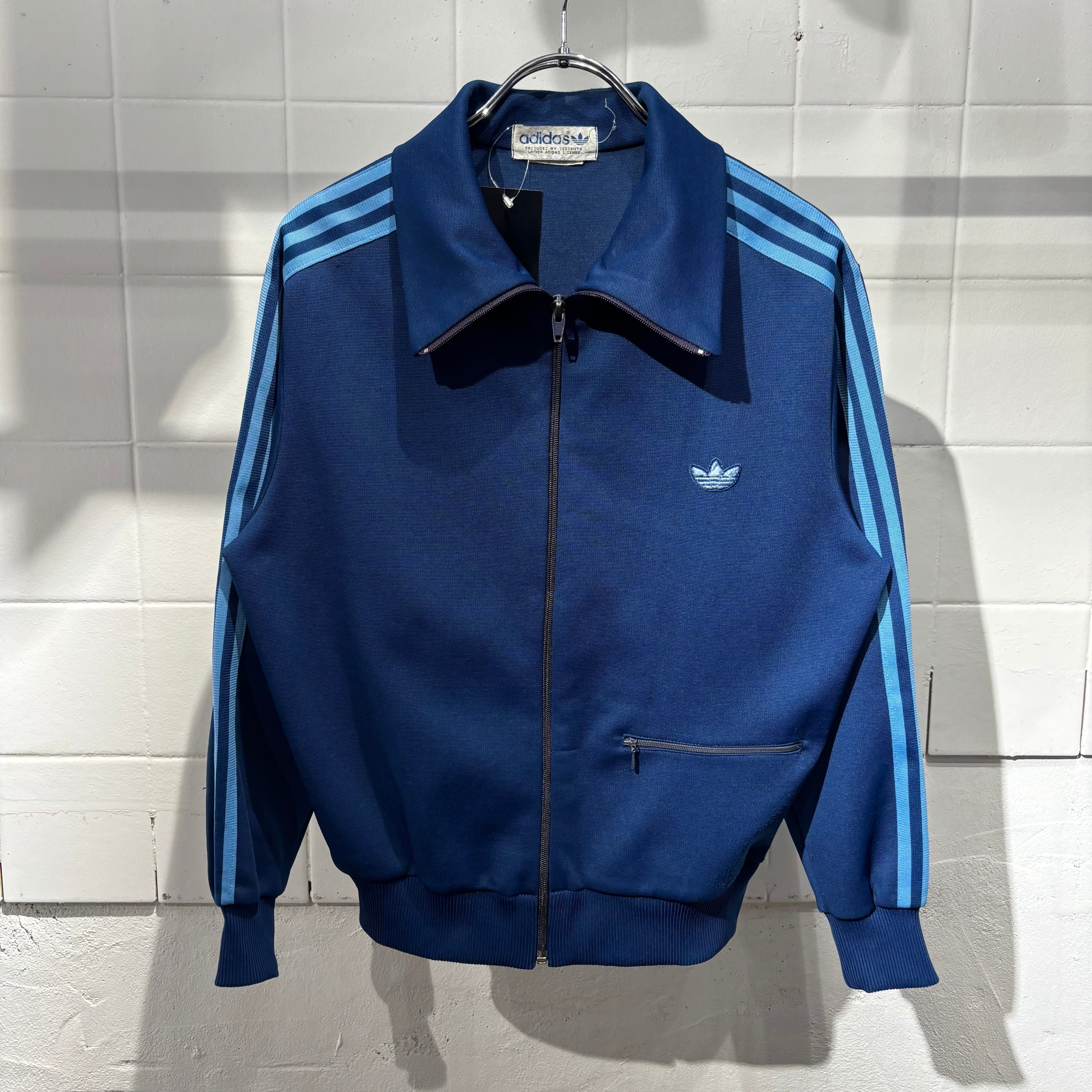 80S ADIDAS BLUE TRUCK JACKET | BerBerJin / & BerBerJin