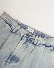 【#Re:room】TWO TUCK WIDE DENIM PANTS［REP321］
