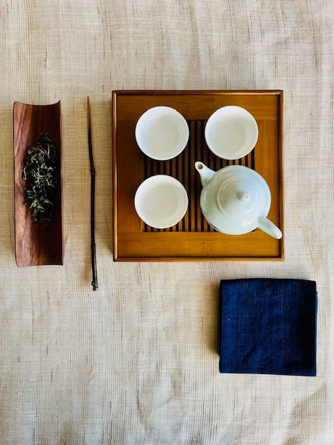 竹製 茶盤（正方形 コンパクト） | 茶海堂 Chakaido