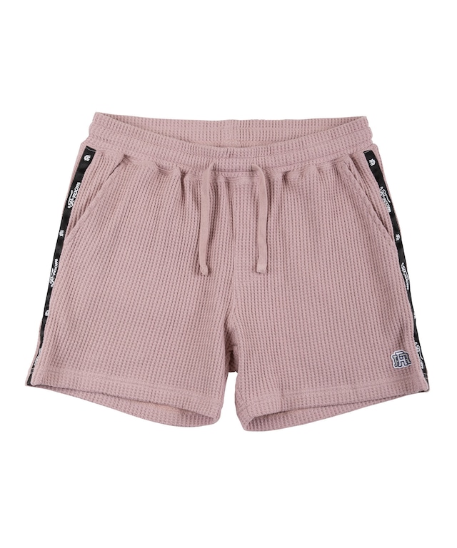 【#Re:room】SIDE LINE TAPE WAFFLE SHORTS［REP220］