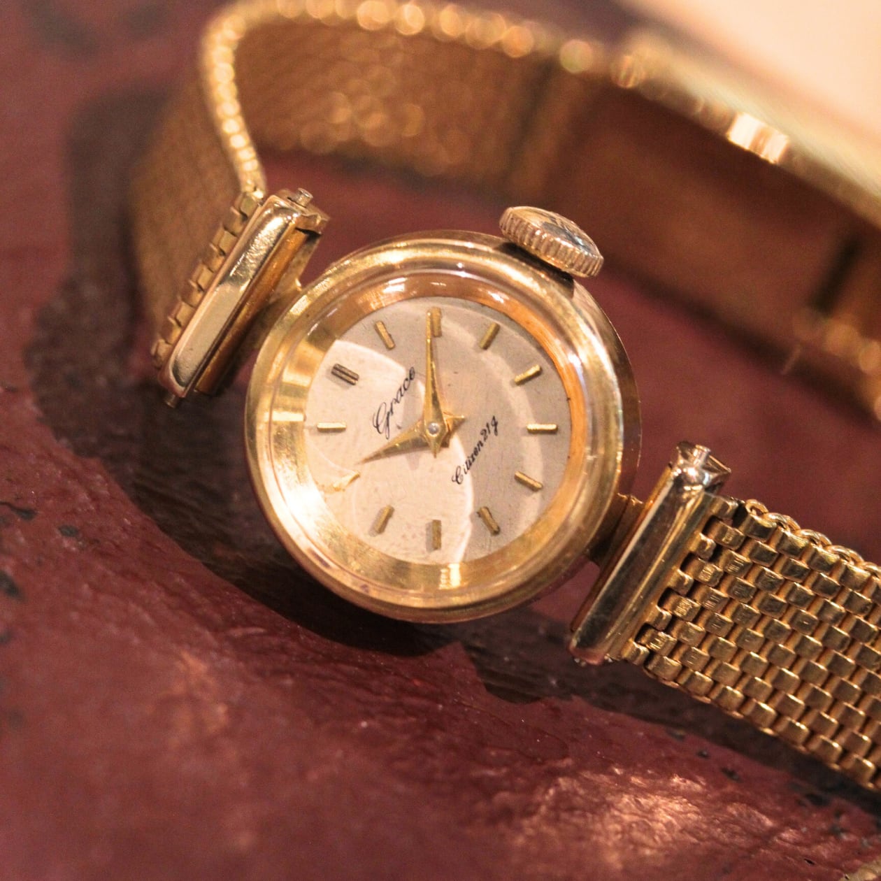 Grace グレース Citizen K14WG 手巻き 腕時計 ヴィンテージ CITIZEN /シチズン / GRACE グレース / K18 750 18金 / 手巻き式