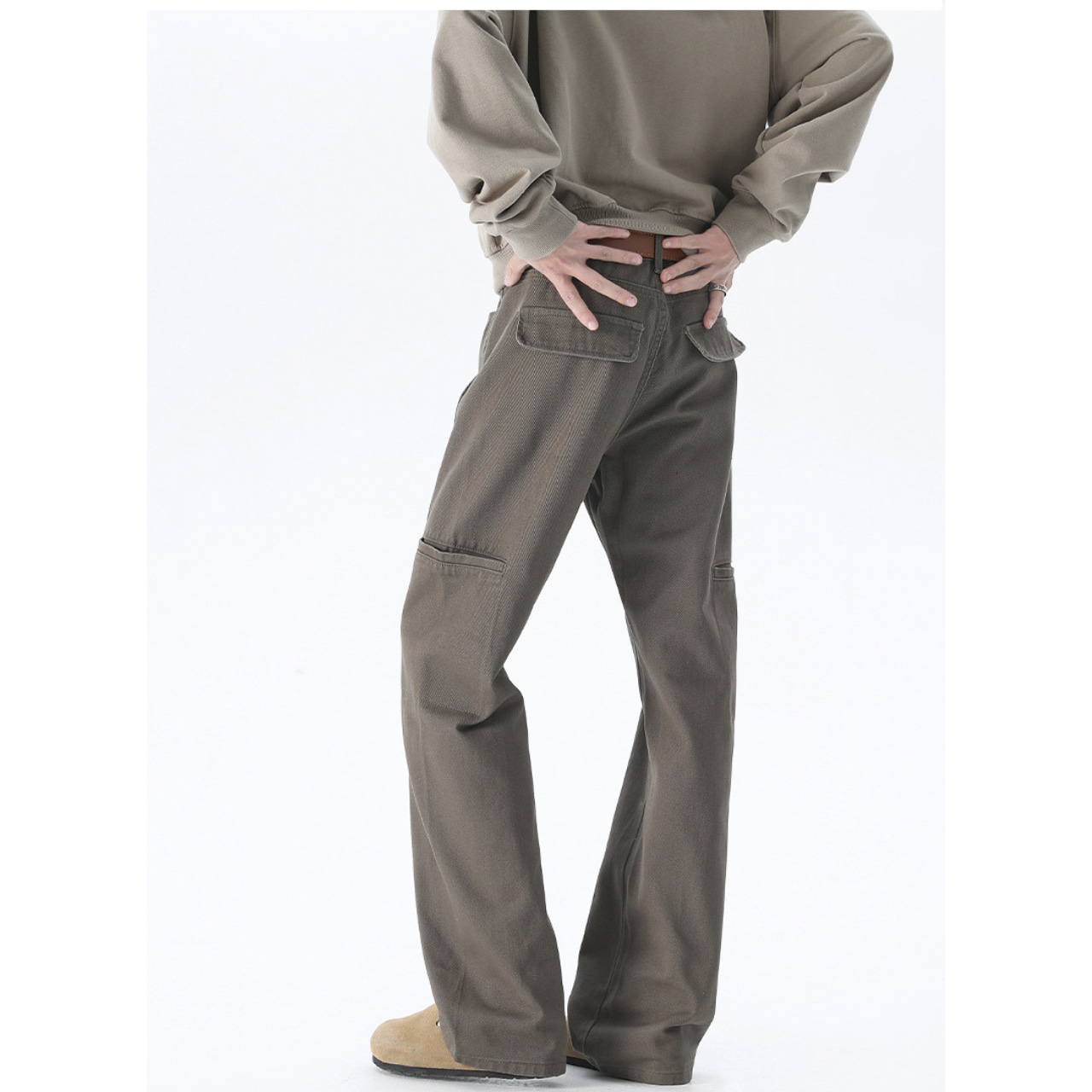 【Modern Work】ストレートワークパンツ【M～5XL】　TB2020・画像6