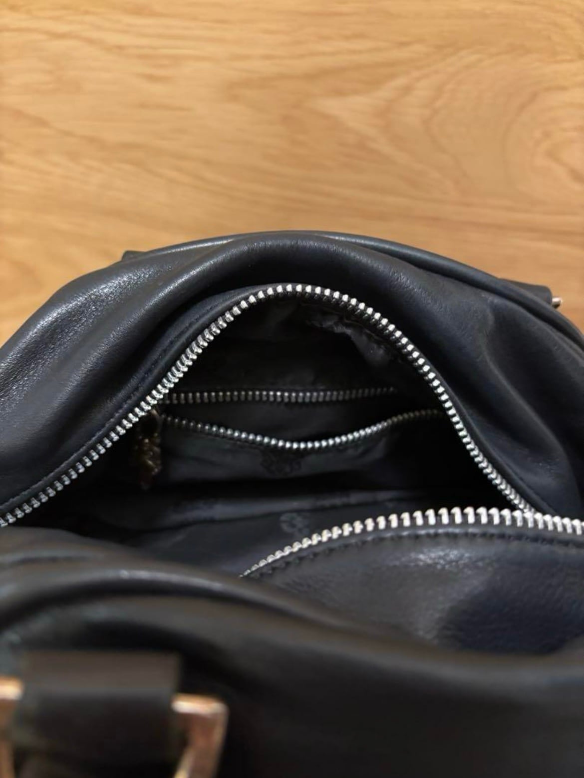 CHROME HEARTS クロムハーツ SQUIRRELY JO フィリグリークロス レザー