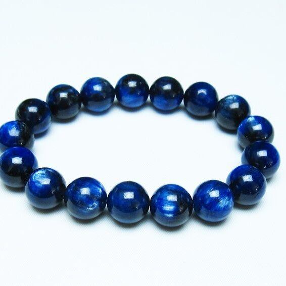 カイヤナイト ブレスレット 13mm 一点物 メール便可 [M便 1/10] 111-48104