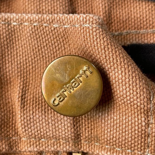 20s USA製 ブラウン ダブルニー Carhartt B01-M 30×32 詳細写真11