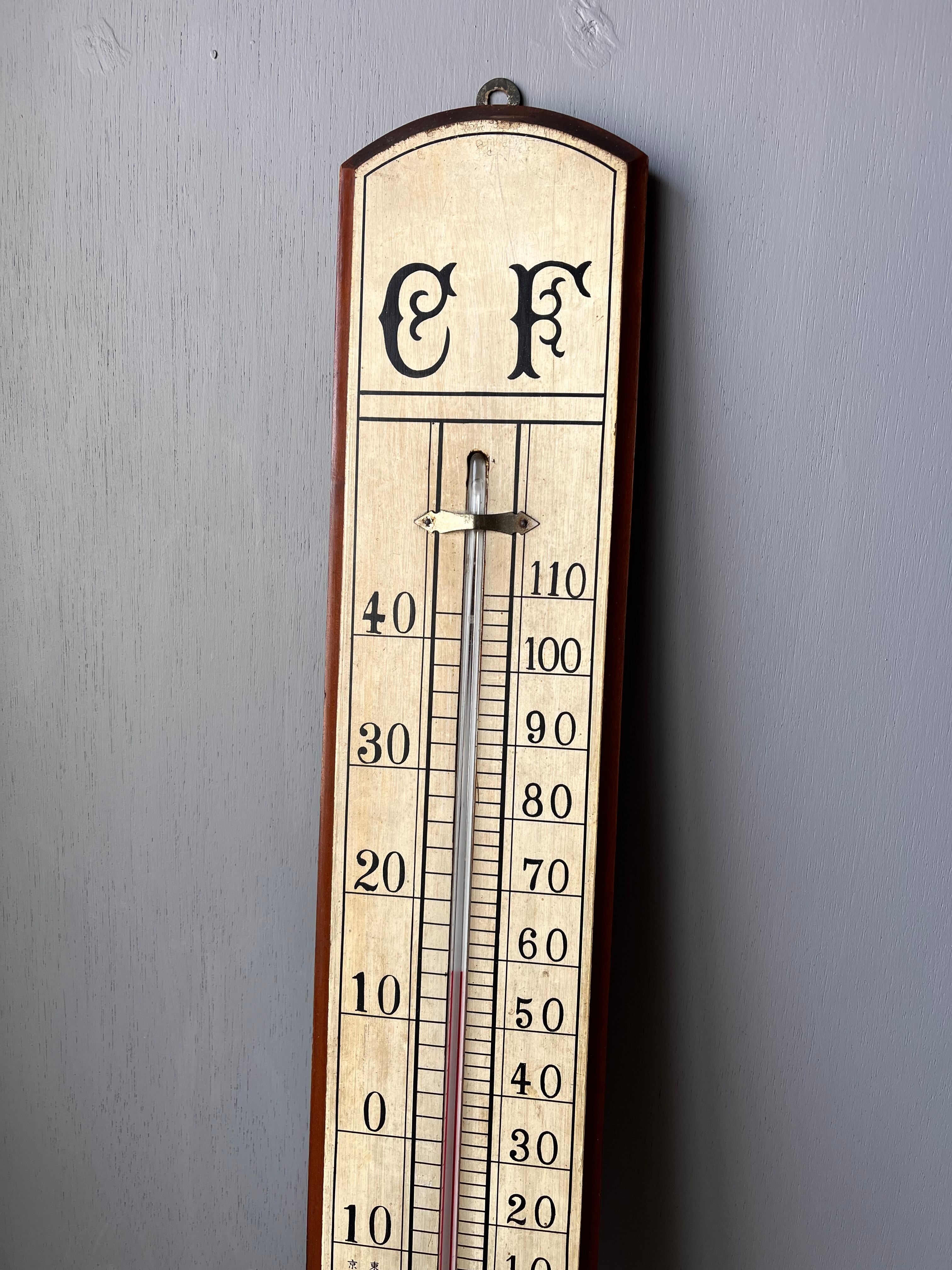 戦前の大きな温度計 | Legacy Market［レガシーマーケット］｜古道具