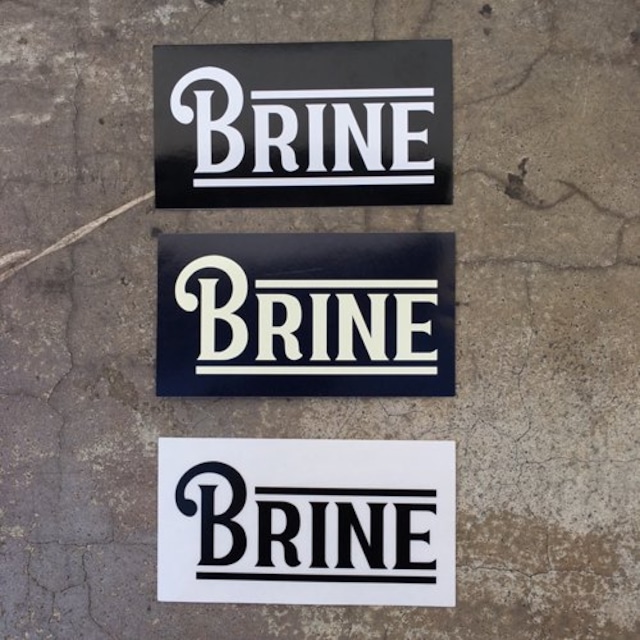 BRINE Sticker small