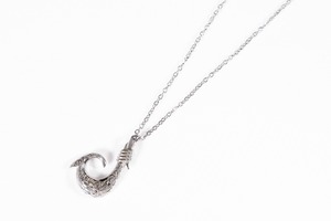 【316L Hawaiian fish hook necklace】/ SILVER