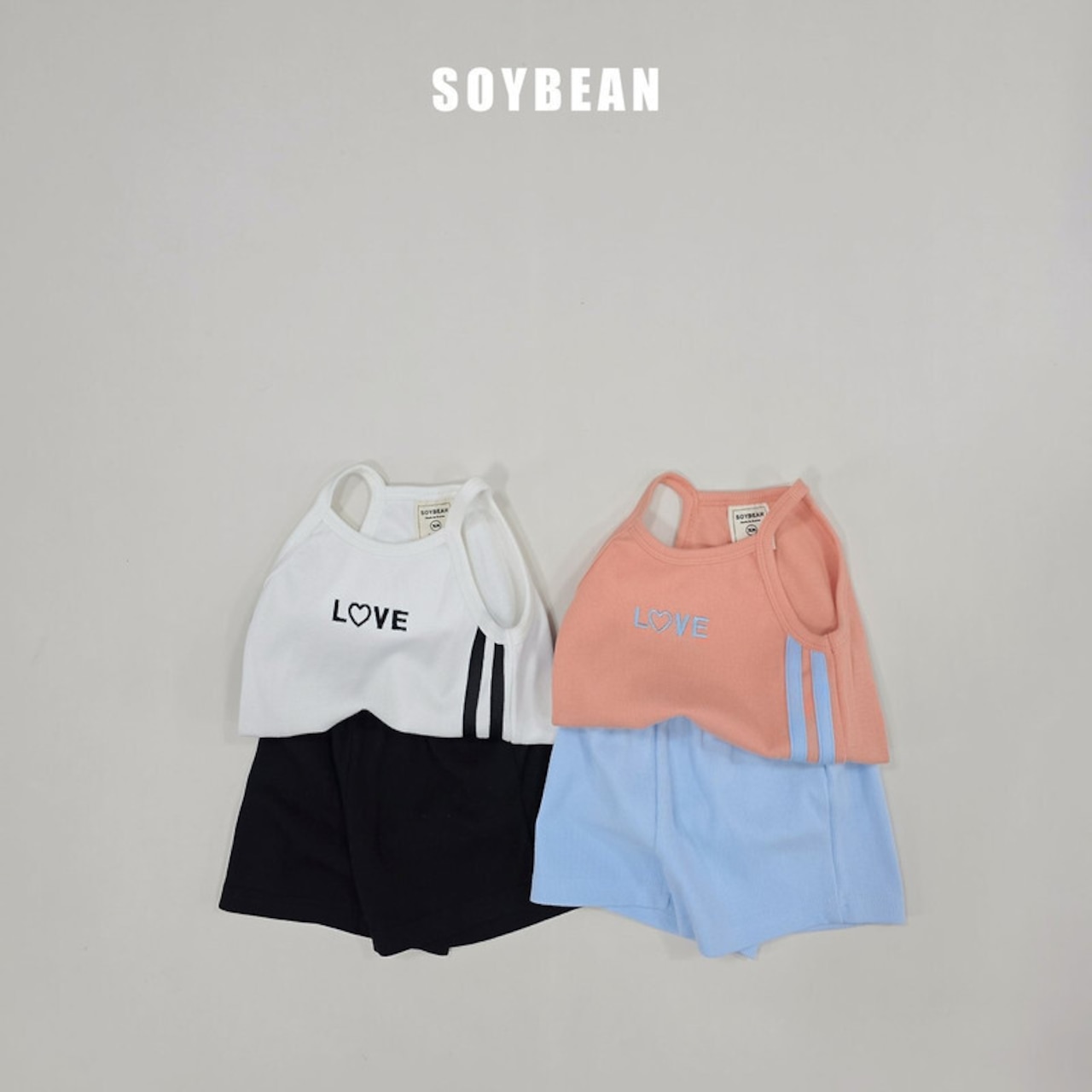 【取寄/韓国直送】SOYBEAN 26/SM トークトークデイライン上下セット|夏服|韓国子供服