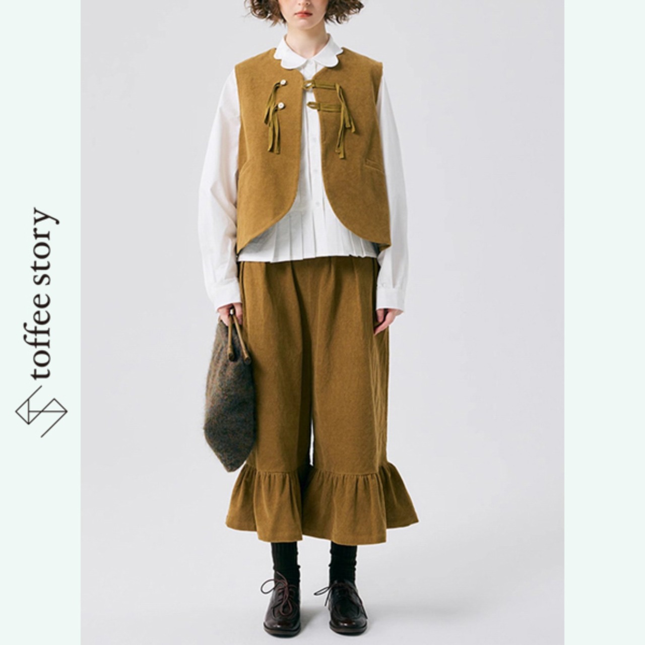 【2color】光を紡ぐプリーツとスカラップの調べ 《P0264》