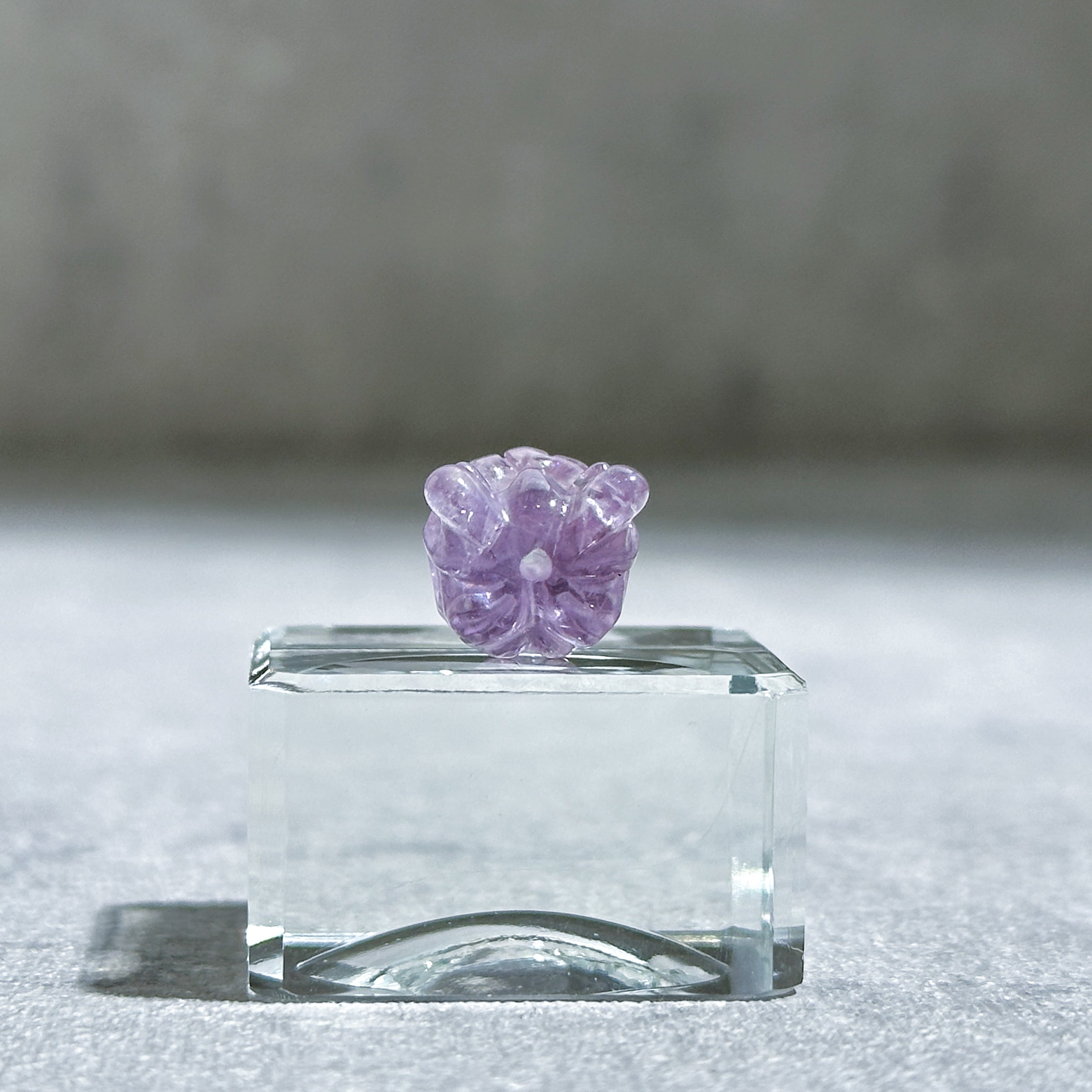 アメジスト ミニドラゴンヘッド(穴あき)02◇ Amethyst Dragon Head