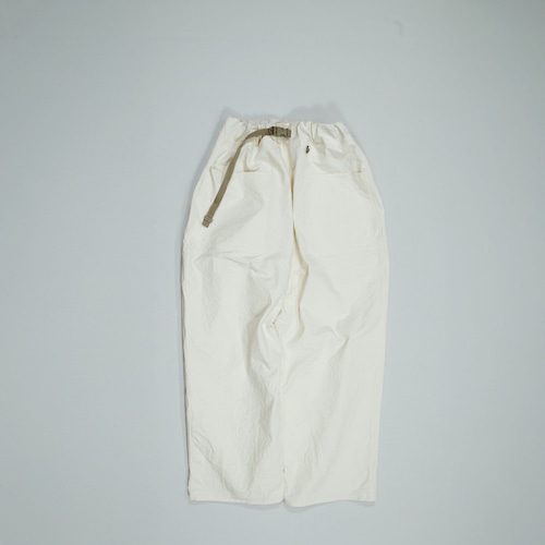 WIDEROLL PANTS ORGANIC COTTON RIPSTOP WHITE WIDEROLL PANTS ORGANIC COTTON RIPSTOP WHITE