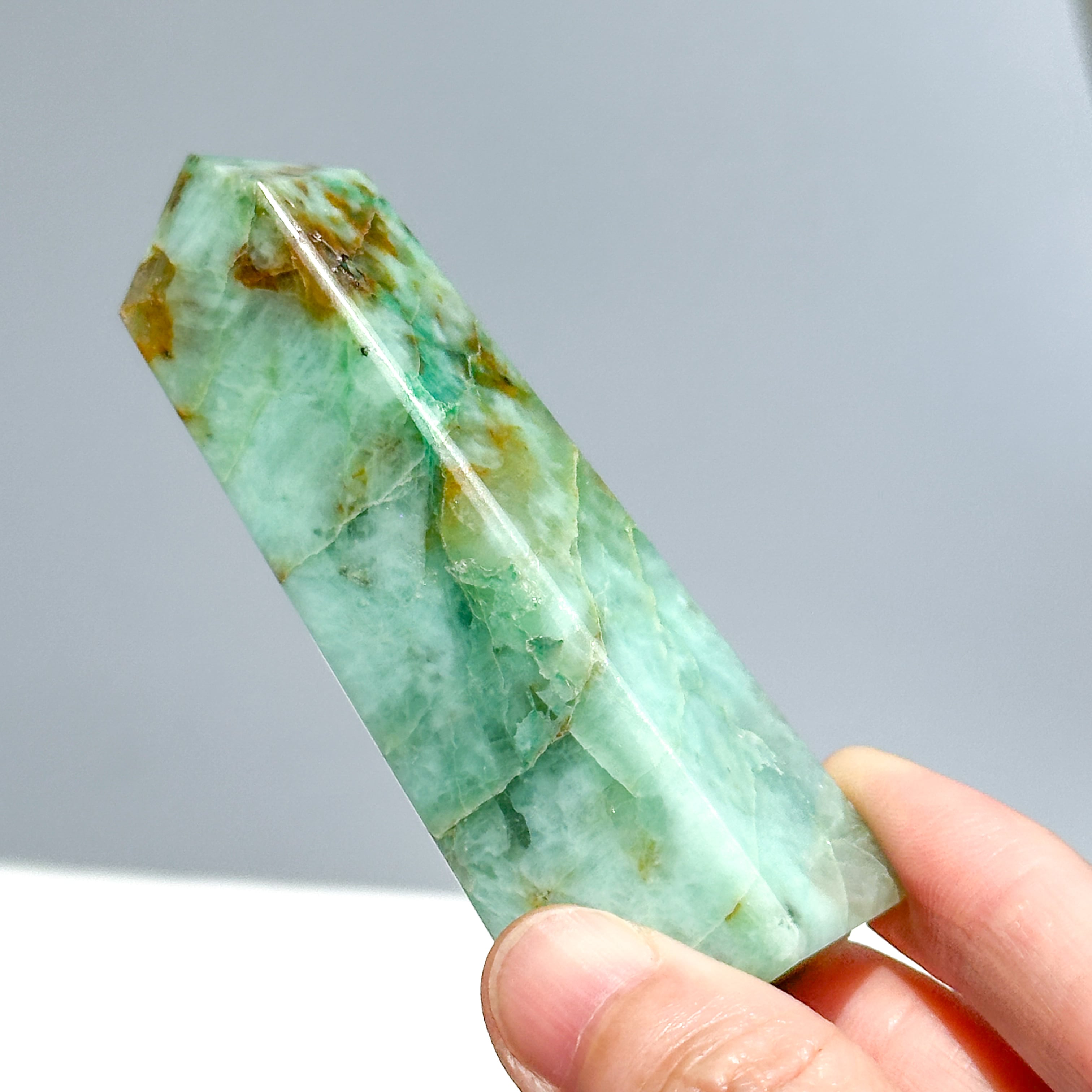 天然石　月　フェニックスストーン　台座付き フェニックスストーン タワー型72◇ Phoenix Stone ◇天然石・鉱物