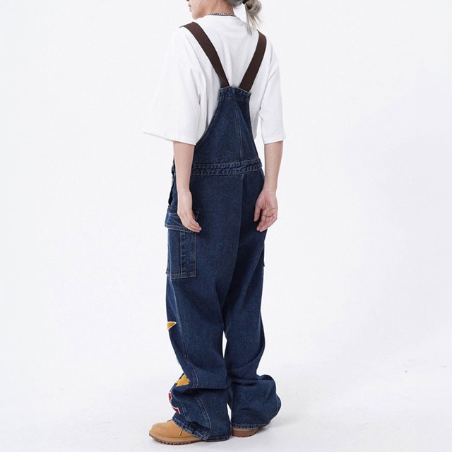 ロゴワッペンペインターオーバーオール 2col   R00125