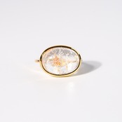 【9号-A】オーラクォーツ リング