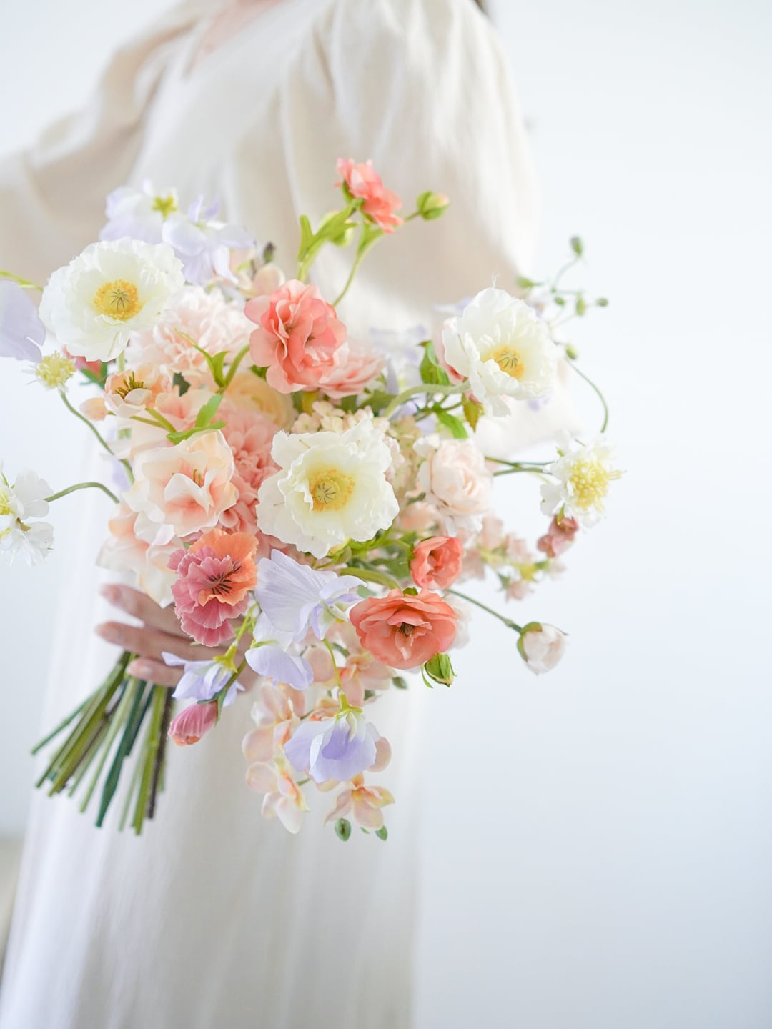 〈完成品販売ブーケ〉colorful nuance artificial flower bouquet