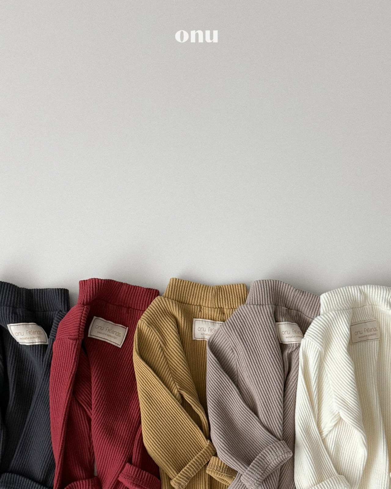 ONU［取寄］rib turtleneck tee 26winter