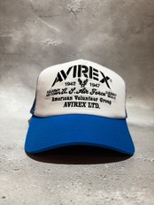 AVIREX / アヴィレックス MULTI LOGO MESH CAP  メッシュキャップ ブラック カモ ビックサイズ