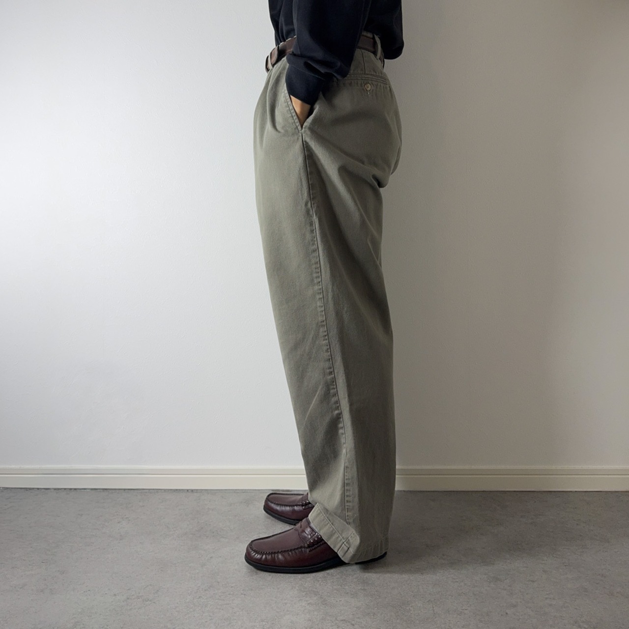 90s Polo by Ralph Lauren POLO CHINO ANDREW "made in USA" W35L29相当 古着 - 18