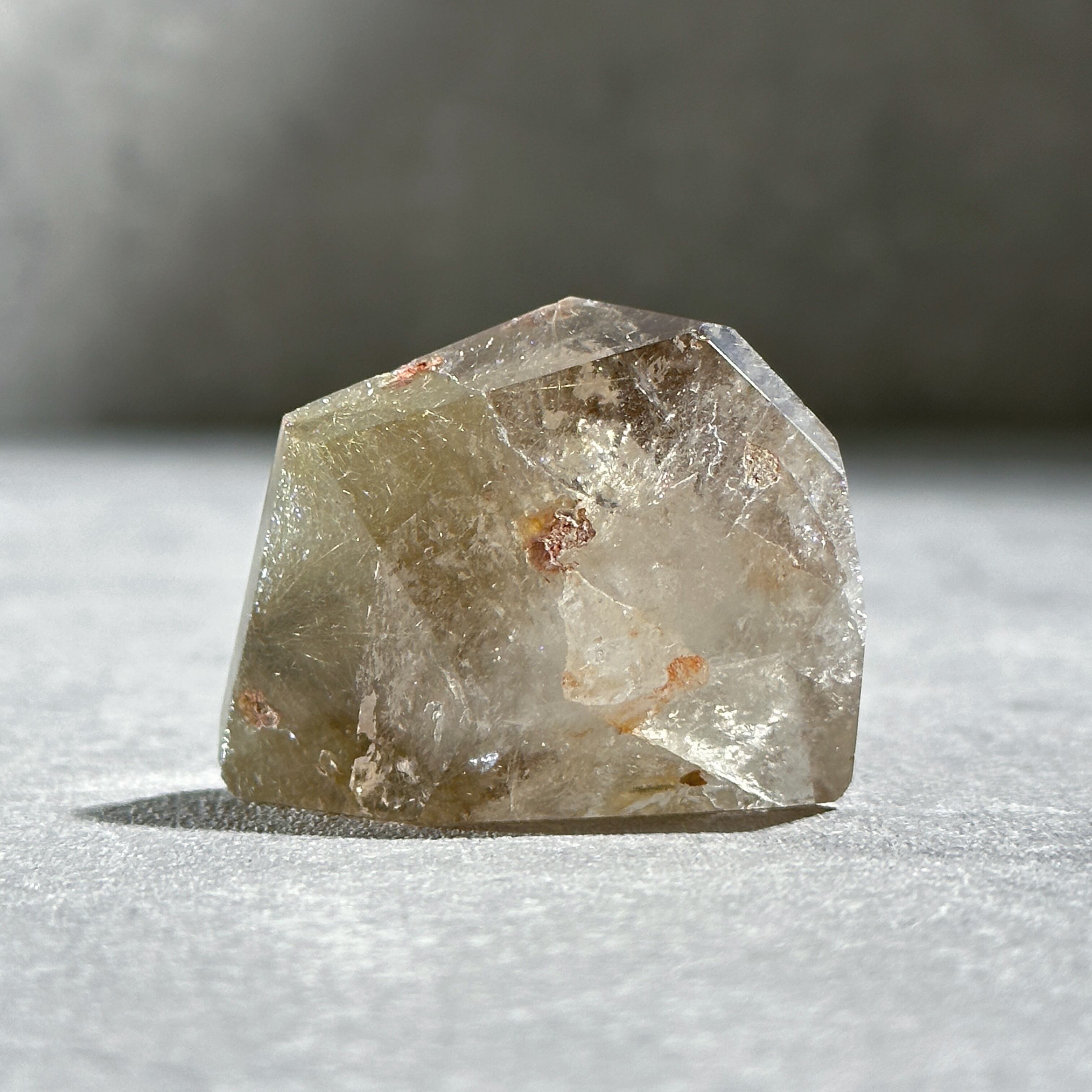ルチルインクォーツ フリーフォーム22◇ Rutile in Quartz◇天然石