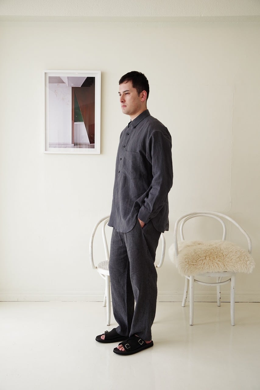 French Linen Lawn B.D. Shirt