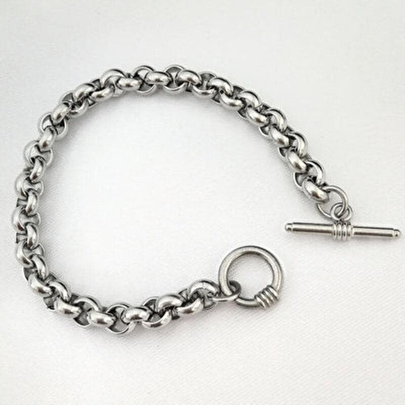 グッチ GUCCI オーバルリンクチェーンブレスレット ホースビット