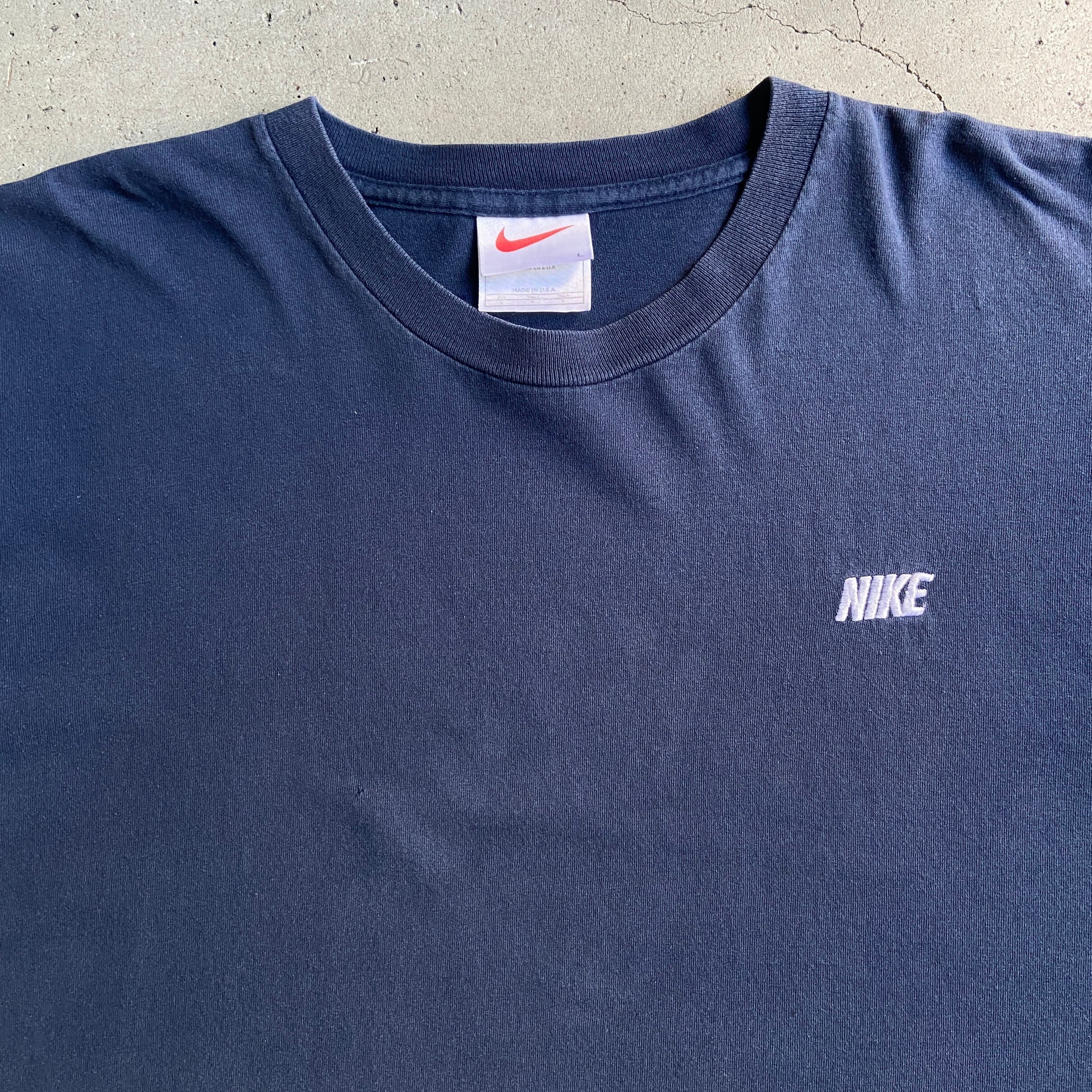 【希少】USA製 NIKE ナイキ 刺繍 Tシャツ ワンポイント  90s